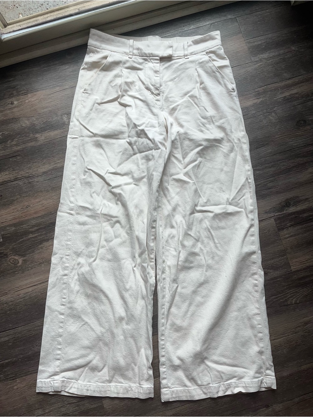 American Eagle White Trouser